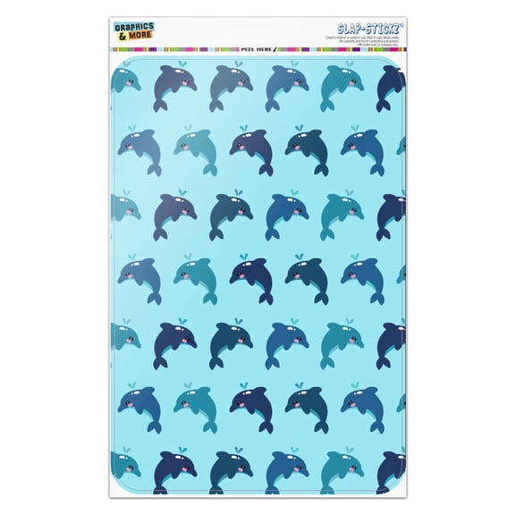 Cute Kawaii Dolphins Pattern Home Business Office Sign