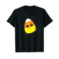 thumbnail image 1 of Cute Kawaii Halloween Candy Corn Costume For Kids And Adults T-Shirt, 1 of 5