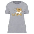 thumbnail image 1 of Cute Kawaii Karate Cat T-Shirt Women -Image by Shutterstock, Female Large, 1 of 2
