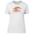 thumbnail image 1 of Cute Kawaii On Rainbow T-Shirt Women -Image by Shutterstock, Female Large, 1 of 4
