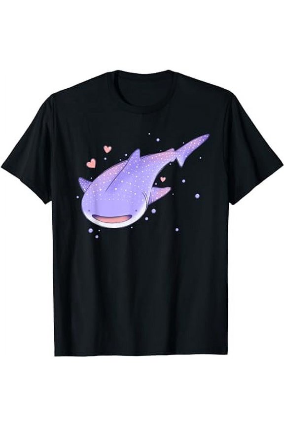 Cute Kawaii Pastel Whale Shark Sea Creature T-Shirt