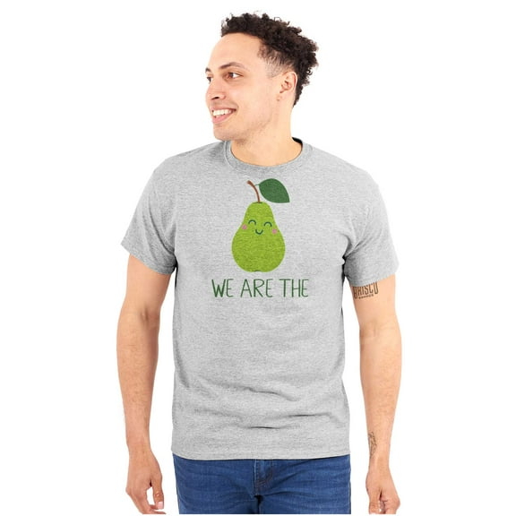 Cute Kawaii Perfect Pear Matching Set Unisex Plus Size Graphic Tee Brisco Brands 2X