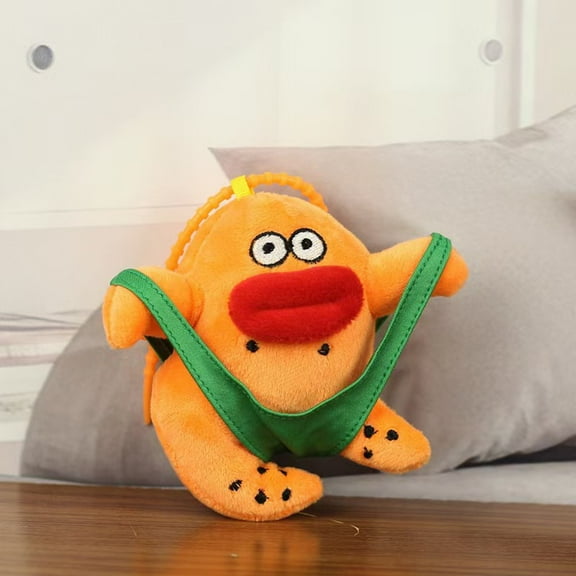 " Cute" Keychain Absurdly Adorable Bag Charm For & Keys Weirdly Lovable Stuffed Toy