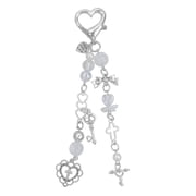 Cute Keychain,Aesthetic Y2K Keychain Accessories for Keys Bags Women Gifts 1PCS Keys Heart