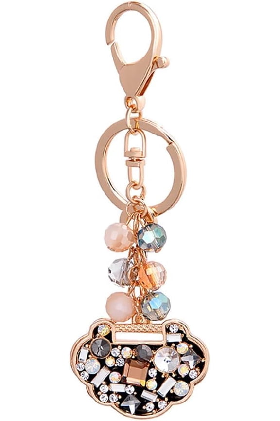 Cute Keychain, Car Key Chain, Exquisite Lovely Lightweight Portable Alloy Key Chain Make Your Keys More Conspicuous and Make It Easier to Find Your Keys