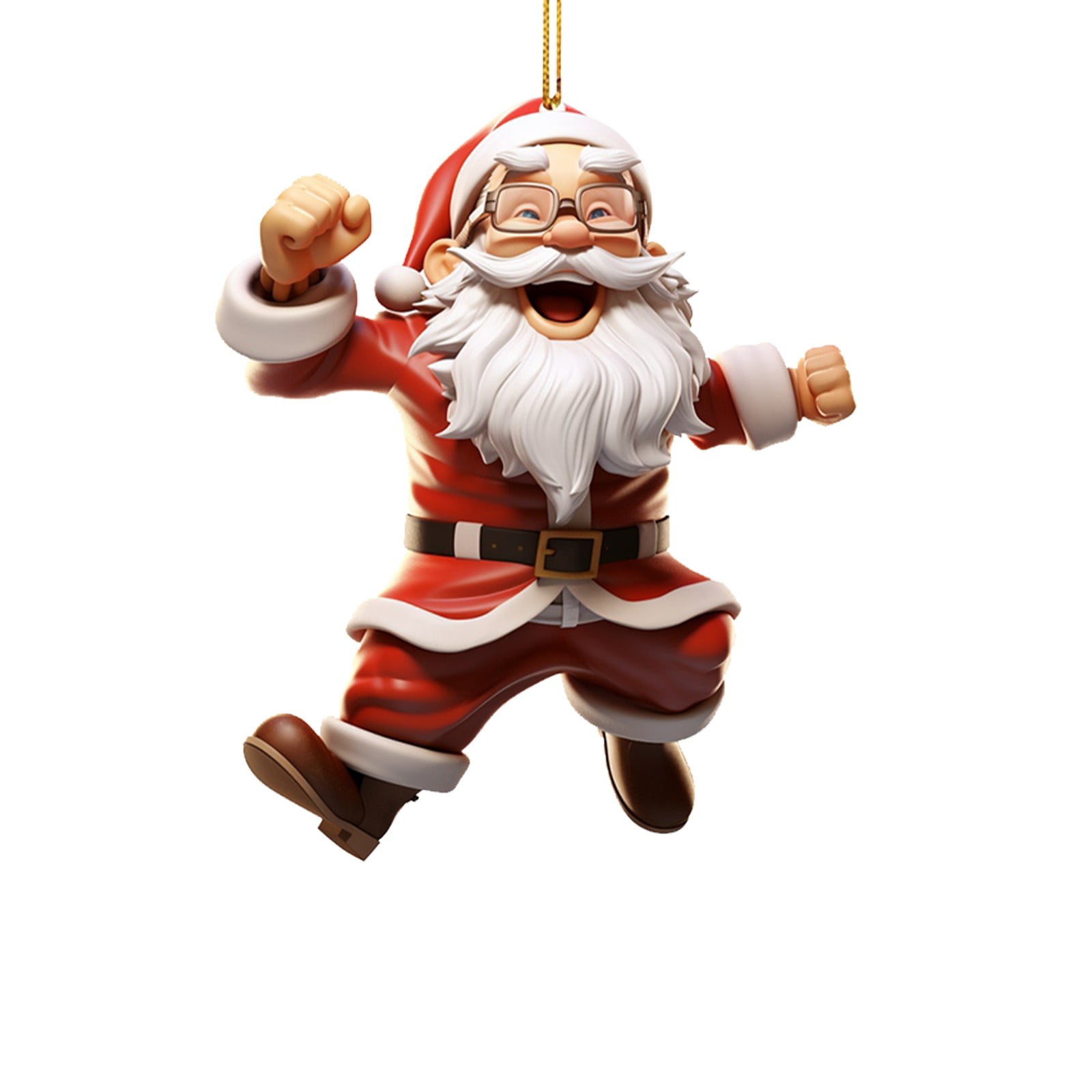 Cute Keychain Christmas Window Clings Christmas Acrylic Red Ornament