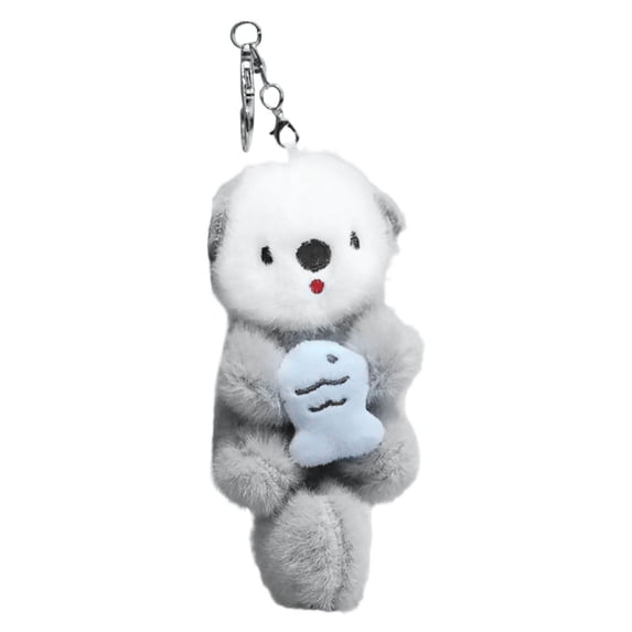 Cute Keychain Pendant Adorable Stuffed Animal Charm – Lightweight Plush Keychain for Kids and Adults for Backpack Purse or Keys