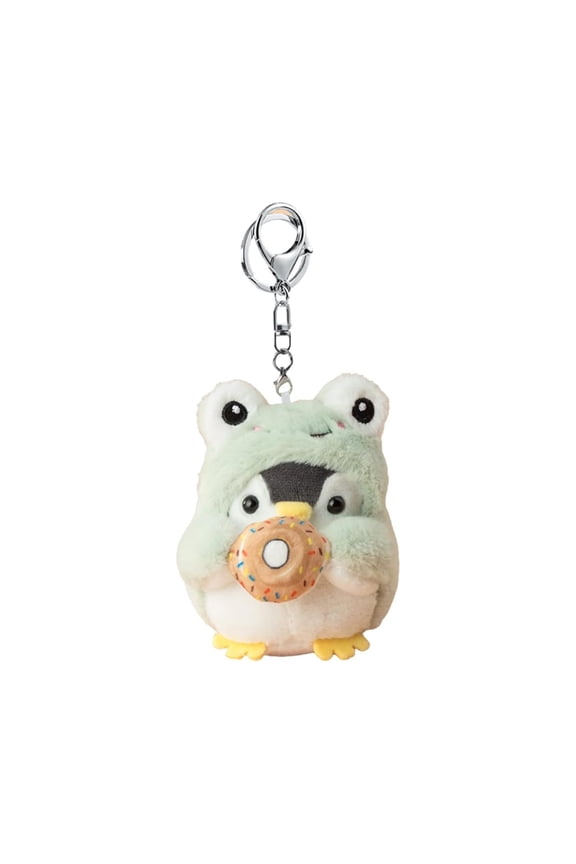 Cute Keychain Soft Frog Penguin Keyring Durable Lightweight Adorable Animal Key Holder Green Plush For Keys Bag Luggage