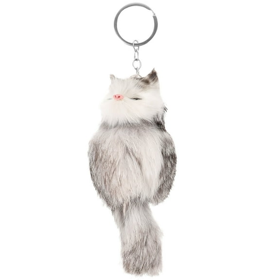 Wear Resistant Key Chain Hanging Keychain Plush Fox Bag Pendant 1 Set Bag Supply