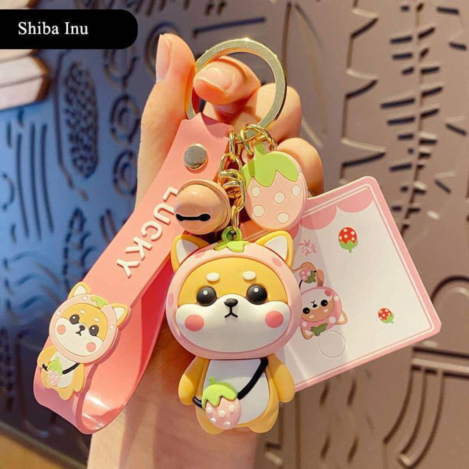 MSPC Cute Shiba Inu Keychains