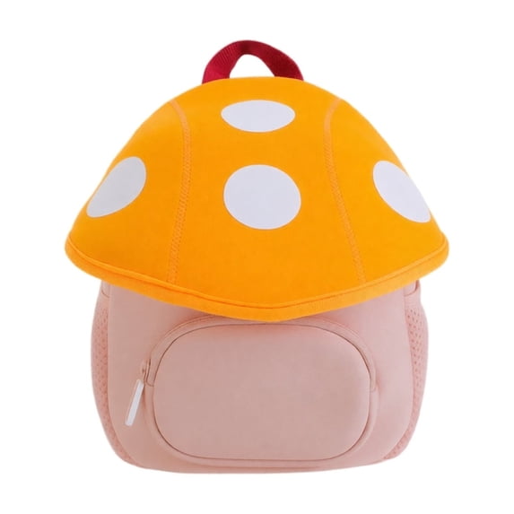 Cute Kids Backpack for Boys Girls, Toddler Mushroom School Bag with Adjustable Straps, Lightweight Travel Backpack for Preschool Daycare