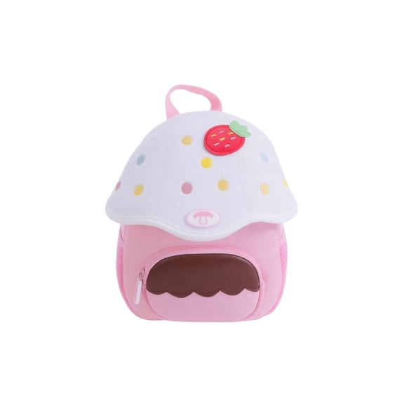 Cute Kids Backpack for Boys Girls, Toddler Mushroom School Bag with Adjustable Straps, Lightweight Travel Backpack for Preschool Daycare