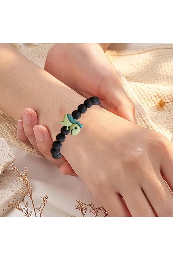 Cute Kids Dinosaur Bracelet With Card Adjustable Cartoon Dinosaur Bracelet For Kids For Gift
