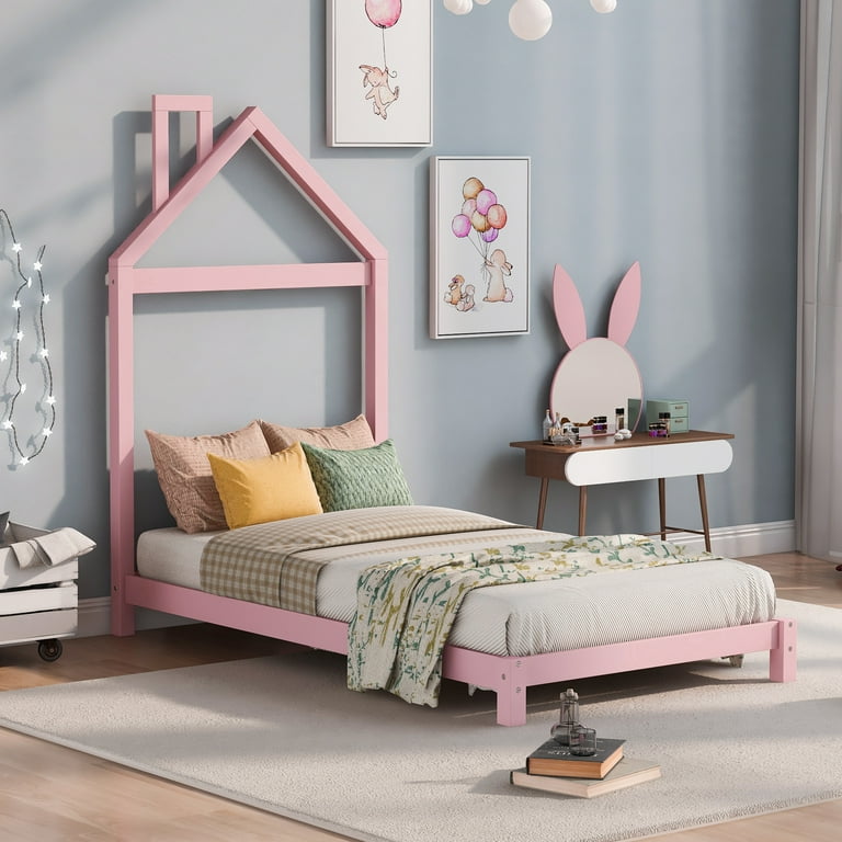 High twin size bed frame deals