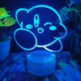 thumbnail image 1 of Cute Kirby LED Illusion Night Light, USB Desk Lamp 16 Colors Change Home Decoration Lighting for Boys Girls Birthday Christmas Gift, 1 of 6