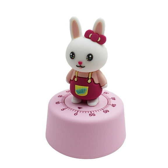 Cute Kitchen Timer Mechanical Timer for Kids 60 Minute Timer for Cooking/Reading Monkey/Rabbit/Dinosaur/Duck