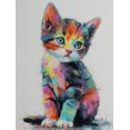 thumbnail image 1 of Cute Kitten Canvas Print Wall Art for Living Room Bedroom Office Nursery Hallway Home Decor, 1 of 8