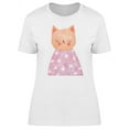thumbnail image 1 of Cute Kitten On Star Blanket T-Shirt Women -Image by Shutterstock, Female x-Large, 1 of 4