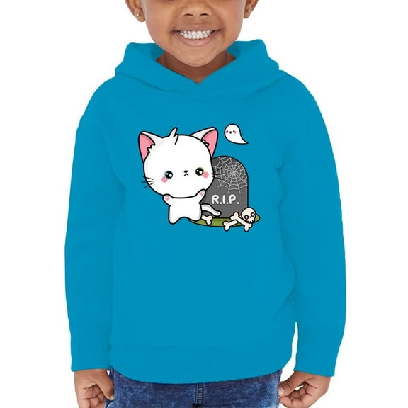 Cute Kitten W Ghost Hoodie Toddler -Image by Shutterstock,  5 Toddler