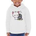 thumbnail image 1 of Cute Kitten W Ghost Hoodie Toddler -Image by Shutterstock,  5 Toddler, 1 of 4