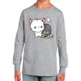 thumbnail image 1 of Cute Kitten W Ghost Long Sleeve Toddler -Image by Shutterstock,  2 Toddler, 1 of 4