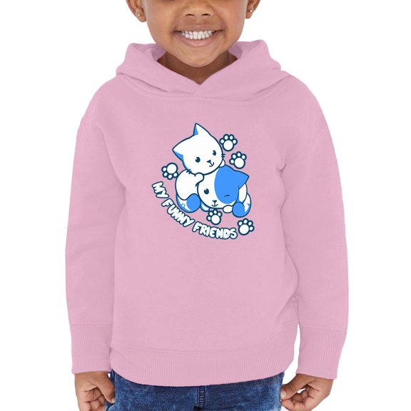 Cute Kittens Best Friends Hoodie Toddler -Image by Shutterstock,  5 Toddler