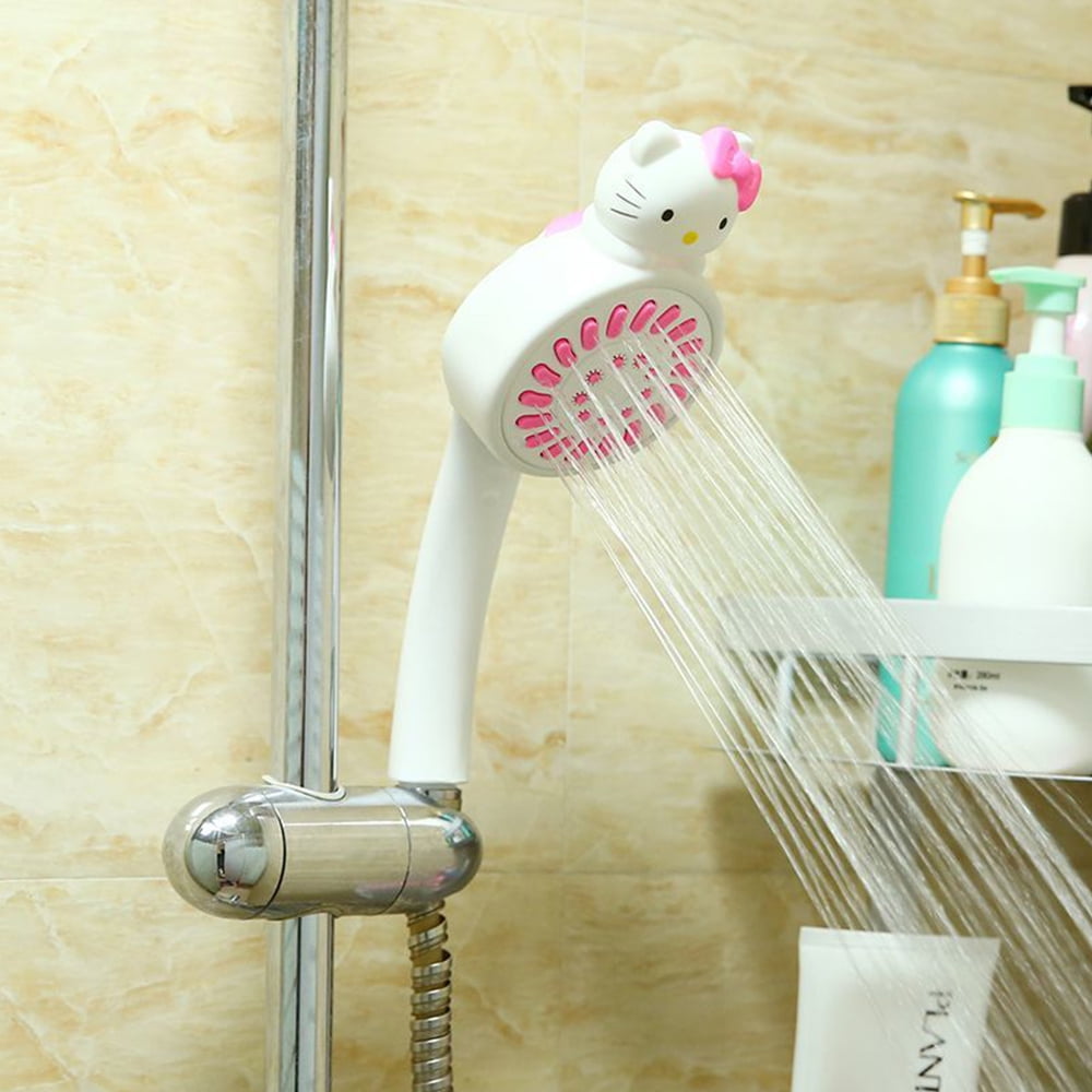 Cute Kitty Handheld Shower Head, ABS Shower Spray Showerhead for ...