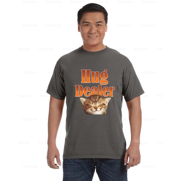 Cute Kitty Hug Dealer Wholesome Feline Cat Lover Graphic Comfort Color T-Shirt, Unisex, up to size 4XL