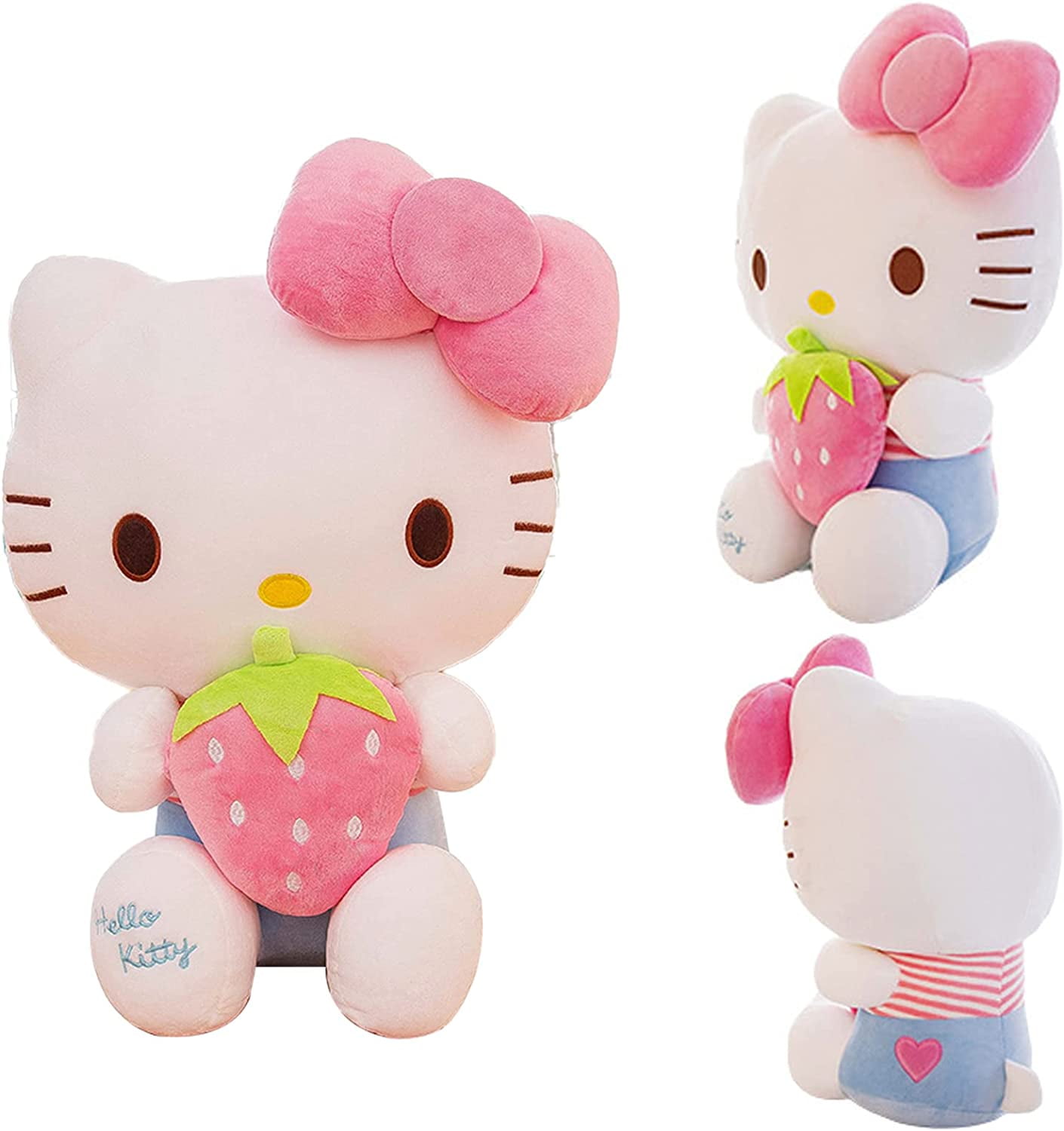 Cute Kitty Plush Toys, Soft Pink Cat Doll Stuffed Plush Toy Birthday