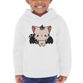 thumbnail image 1 of Cute Kittyboo Bat Costume Hoodie Toddler -Image by Shutterstock,  5 Toddler, 1 of 4