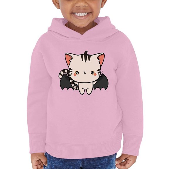 Cute Kittyboo Bat Costume Hoodie Toddler - Toddler Hoodie