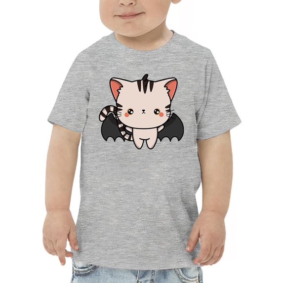 Cute Kittyboo In Vampire Costume T-Shirt Toddler -Image by Shutterstock, 5 Toddler