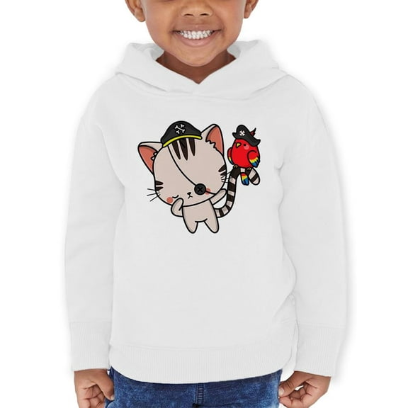 Cute Kittyboo Pirate Costume Hoodie Toddler -Image by Shutterstock,  4 Toddler