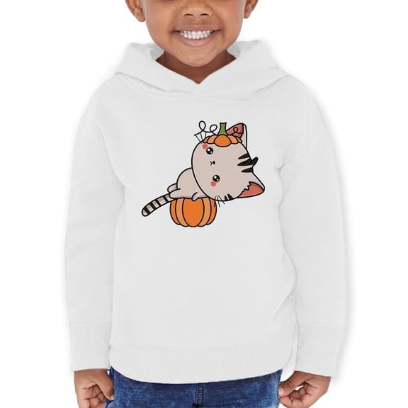 Cute Kittyboo Pumpkin Costume Hoodie Toddler -Image by Shutterstock,  2 Toddler