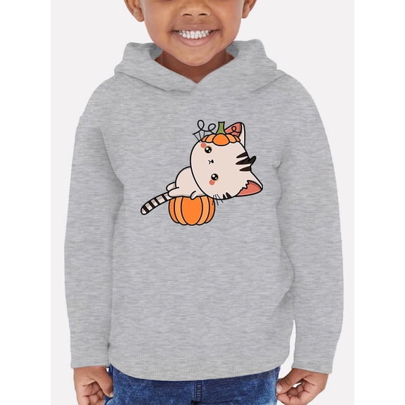 Cute Kittyboo Pumpkin Costume Hoodie Toddler -Image by Shutterstock,  4 Toddler