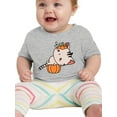 thumbnail image 1 of Cute Kittyboo Pumpkin Costume. T-Shirt Infant -Image by Shutterstock,  6 Months, 1 of 4