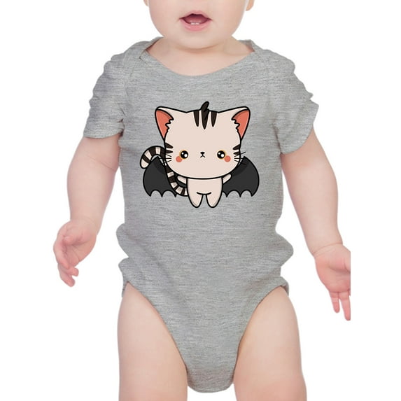 Cute Kittyboo Vampire Costume. Bodysuit Infant -Image by Shutterstock, Newborn