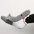 thumbnail image 1 of Cute Knit Animal Socks,Winter Warm Soft Funny Novelty Mid-calf Socks for Men & Women Christmas Gifts,Free Size,Shark,Thickened, 1 of 8