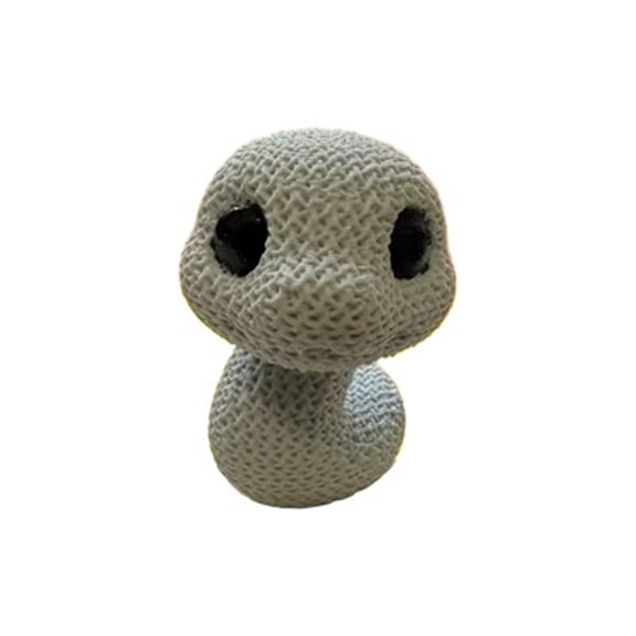 Cute Knitted Snake 3D Printed Plush Snake Room Decor