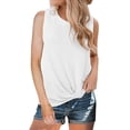 thumbnail image 1 of Cute Knot Shirts Fashion Twist Knot Front, adorable . Very Soft and Comfortable Fabric Soft Knit Tops, Comfy to wear casual tank tops Stylish Twist Knot Shirts, 1 of 4