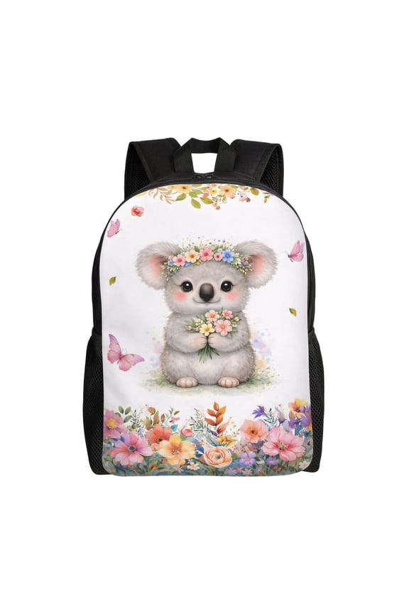 Cute Koala Backpack Large Capacity Laptop Bag for Men and Women