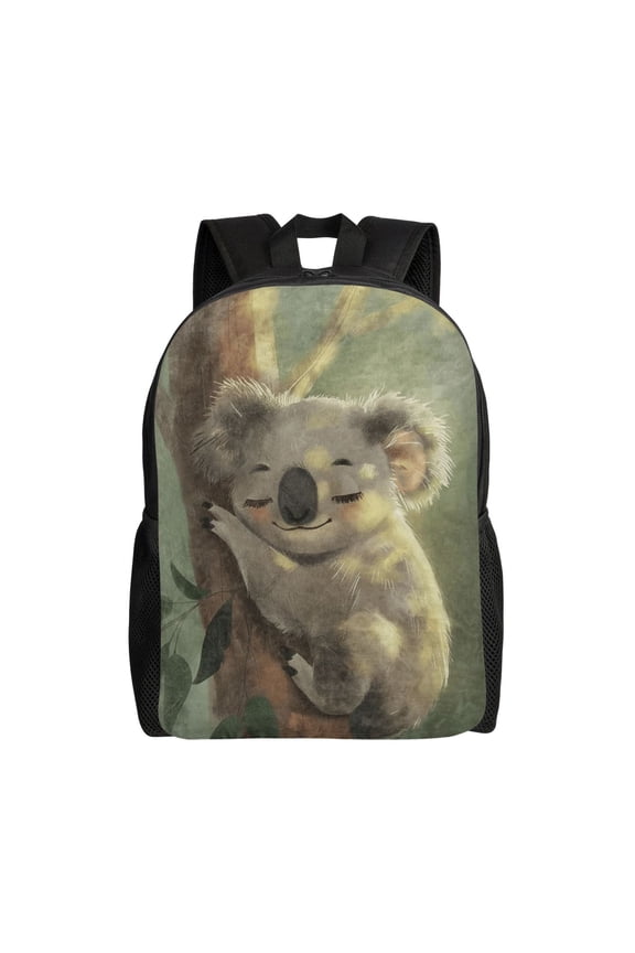 Cute Koala Backpack Large Capacity Laptop Bag for Men and Women