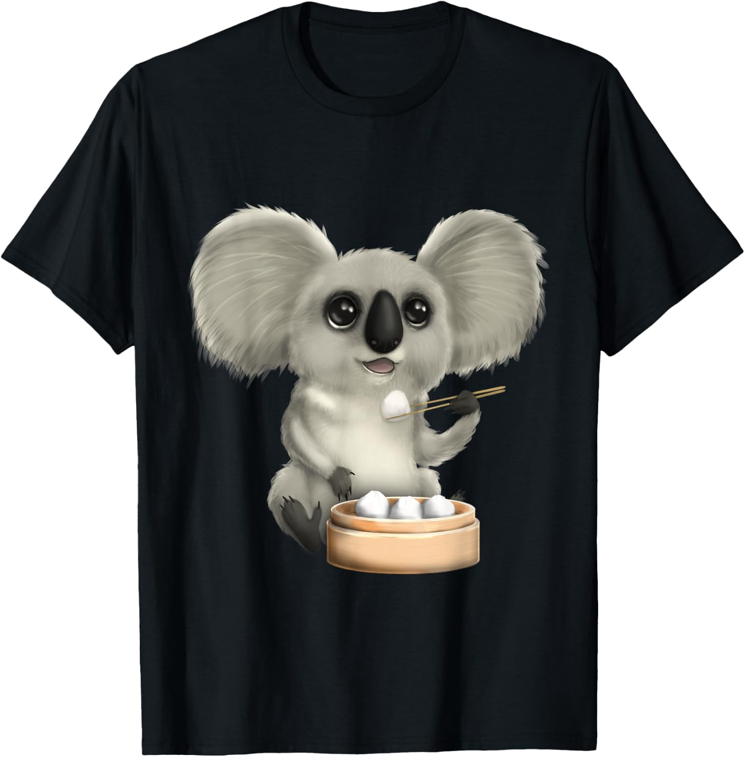 Dim Sum Kitchenware Cute Koala Bear Dim Sum Dumpling Asian Chinese Food Kawaii Graphic T ...