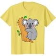 thumbnail image 1 of Cute Koala Bear Softstyle Unisex T-Shirt,Cornsilk Color,Size L, 1 of 5