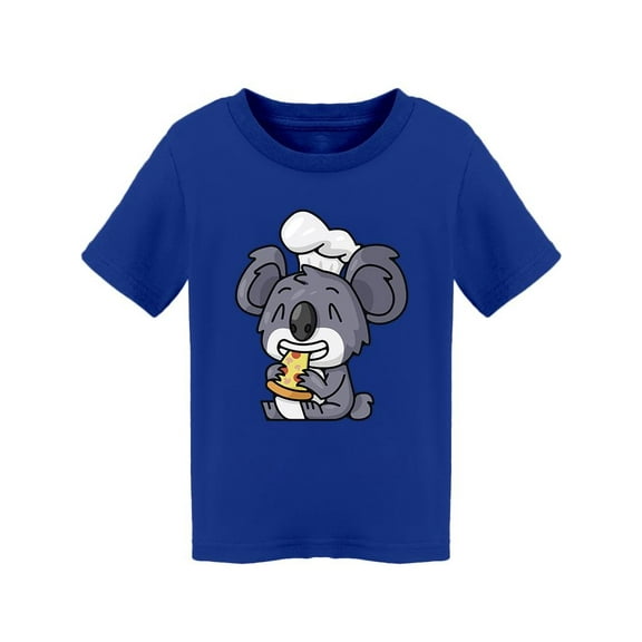 Cute Koala Eating Pizza T-Shirt Toddler -Image by Shutterstock,  2 Toddler