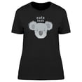 thumbnail image 1 of Cute Koala Face Cartoon T-Shirt Women -Image by Shutterstock, Female Small, 1 of 2