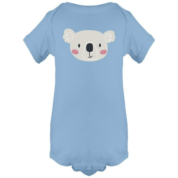 Cute Koala Head Design Bodysuit Infant -Image by Shutterstock,  Newborn