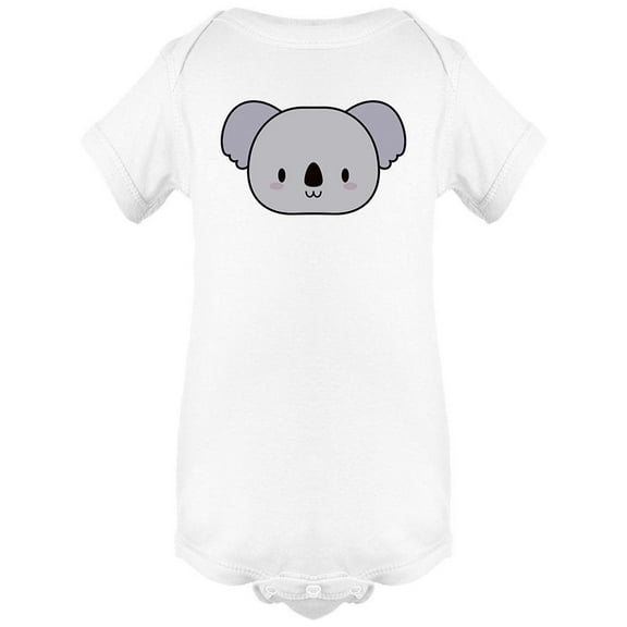 Cute Koala Head Graphic Bodysuit Infant -Image by Shutterstock, 24 Months