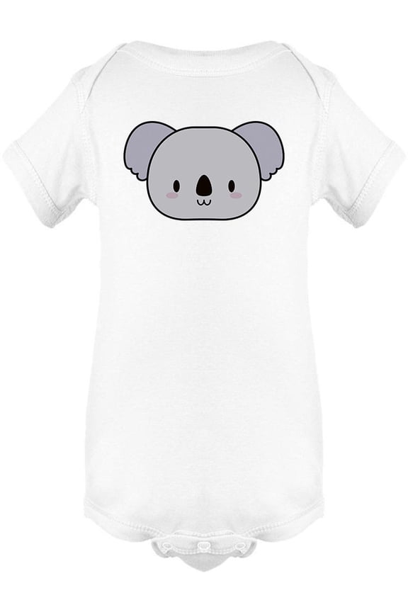 Cute Koala Head Graphic Bodysuit Infant -Image by Shutterstock, 24 Months