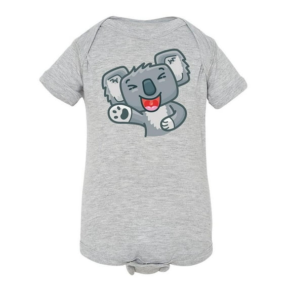 Cute Koala Laughing Bodysuit Infant -Image by Shutterstock, 6 Months